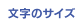 文字サイズ